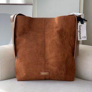 Medium Drippy Tote Bag Caramel